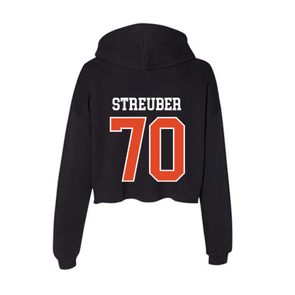 Oregon State - NCAA Softball : Amelia Streuber - Women's Crop Fleece Hoodie-1