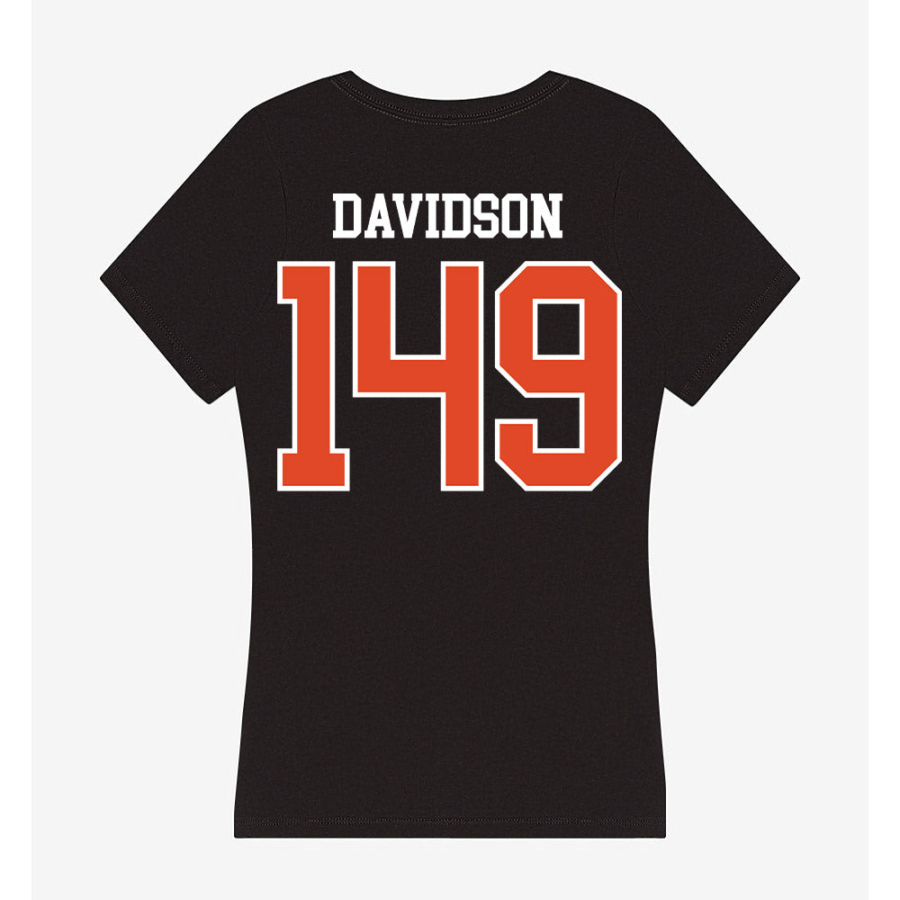 Oregon State - NCAA Wrestling : Koy Davidson - Women's V-Neck T-Shirt-1