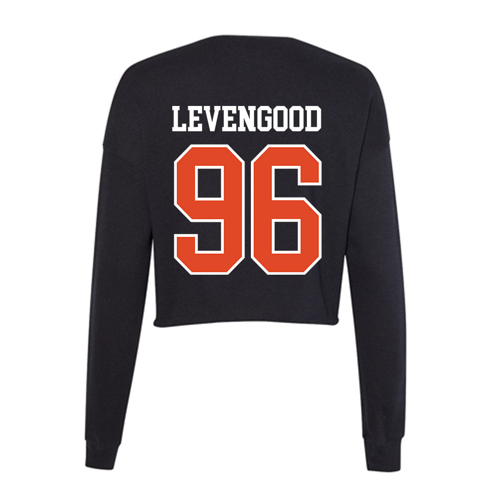 Oregon State - NCAA Football : Luke Levengood - Women's Cropped Crew Fleece-1