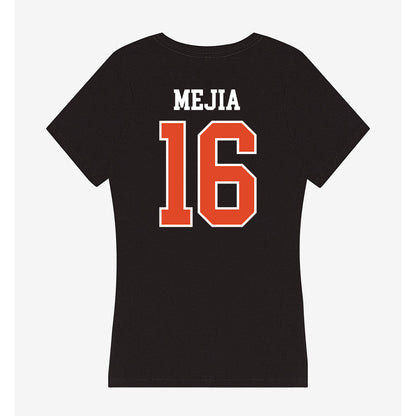 Oregon State - NCAA Women's Soccer : Nathalie Mejia - Women's V-Neck T-Shirt-1