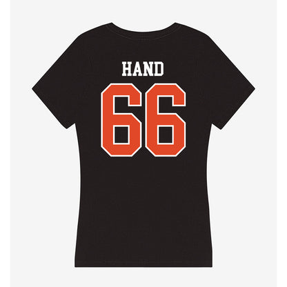 Oregon State - NCAA Football : JT Hand - Women's V-Neck T-Shirt-1
