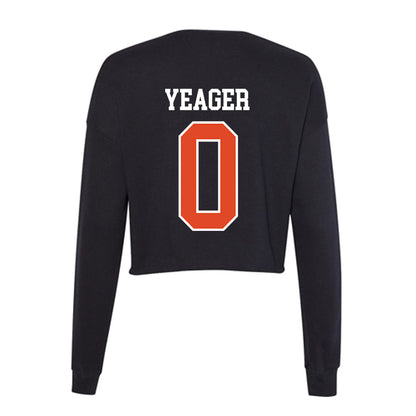 Oregon State - NCAA Baseball : Isaac Yeager - Women's Cropped Crew Fleece-1