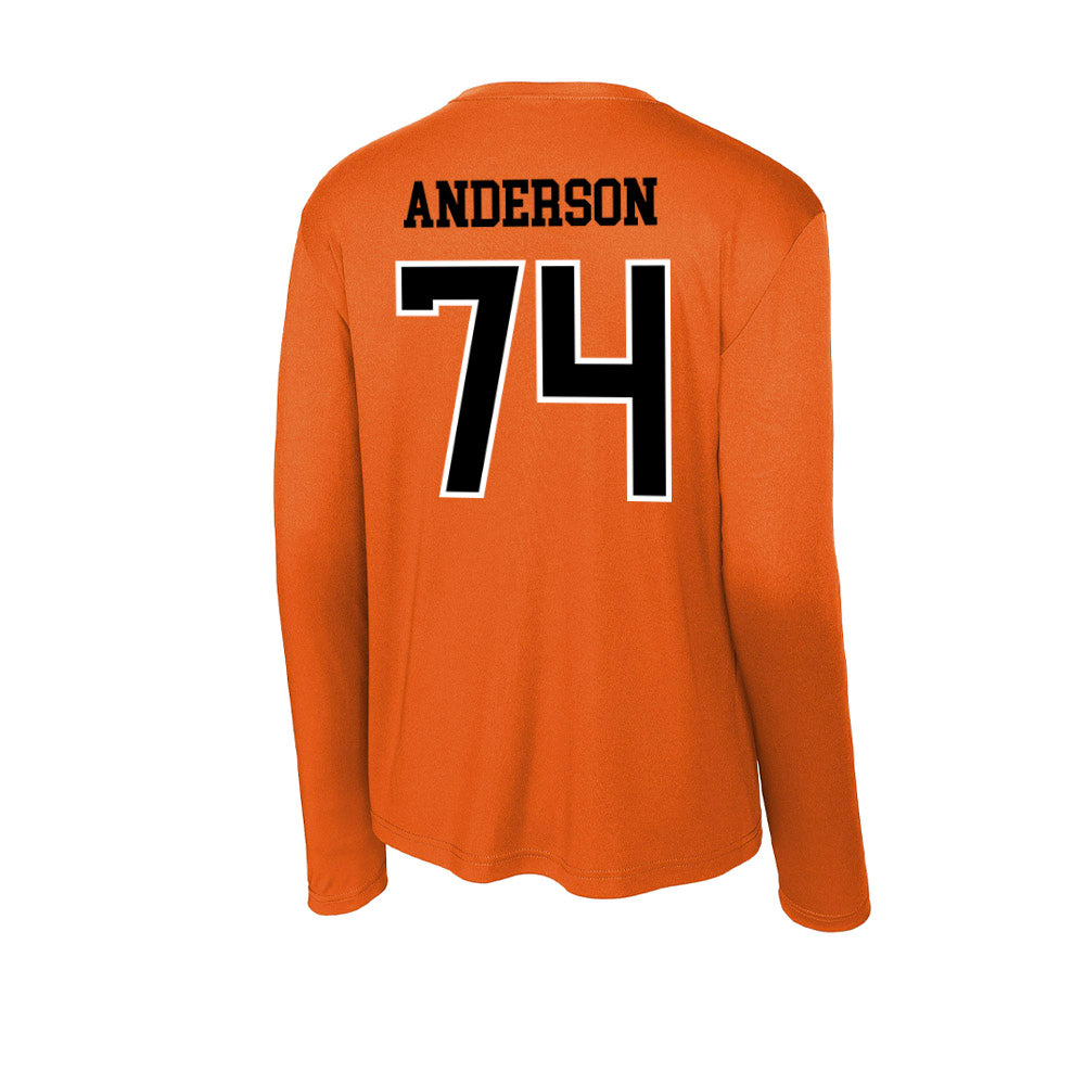 Oregon State - NCAA Football : Jacob Anderson - Activewear Long Sleeve T-Shirt-1