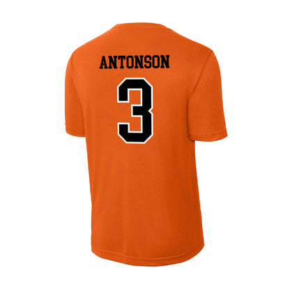 Oregon State - NCAA Women's Soccer : Lindsey Antonson - Activewear T-Shirt-1