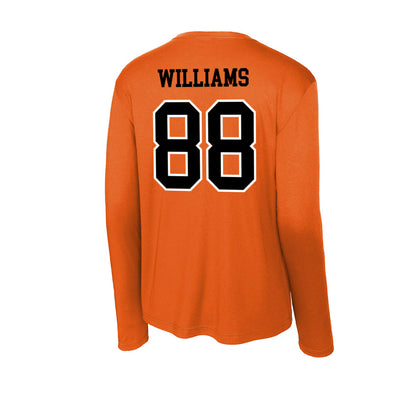 Oregon State - NCAA Football : Riley Williams - Activewear Long Sleeve T-Shirt-1