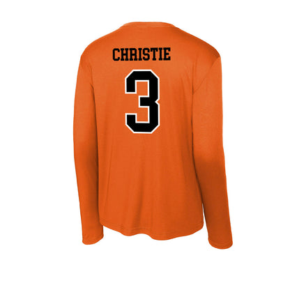 Oregon State - NCAA Men's Basketball : Malcolm Christie - Activewear Long Sleeve T-Shirt-1