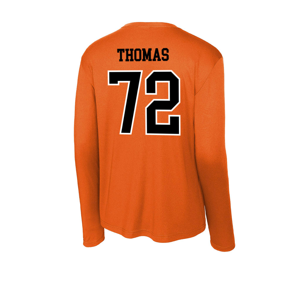 Oregon State - NCAA Football : Noah Thomas - Activewear Long Sleeve T-Shirt-1