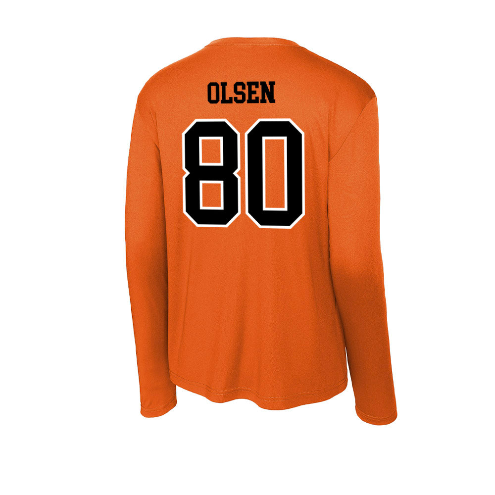Oregon State - NCAA Football : Eric Olsen - Activewear Long Sleeve T-Shirt-1