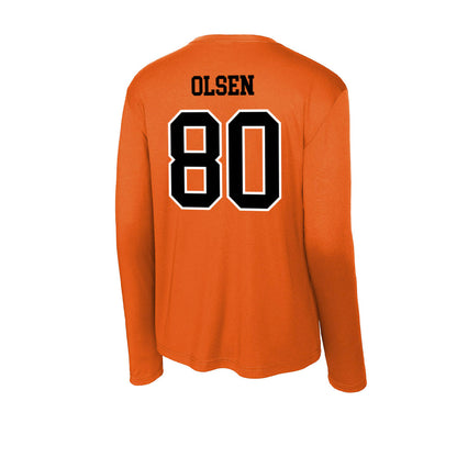 Oregon State - NCAA Football : Eric Olsen - Activewear Long Sleeve T-Shirt-1