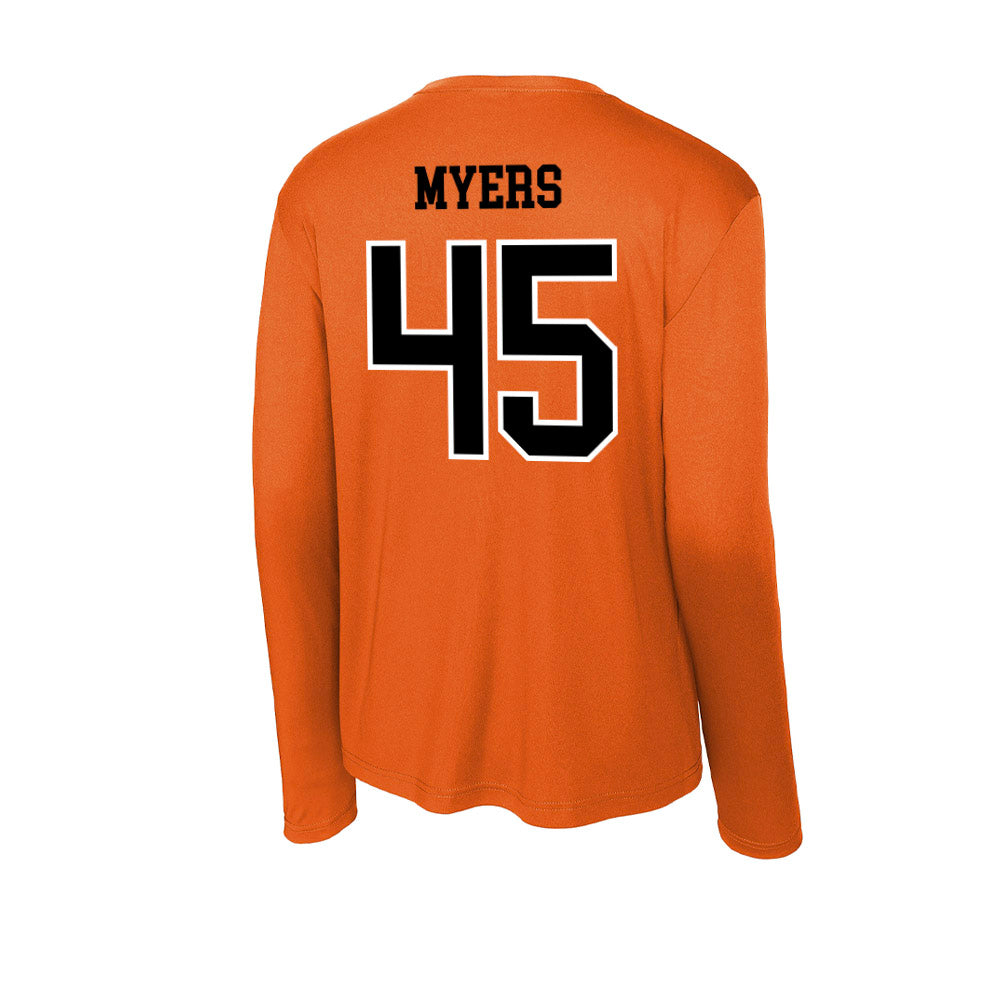 Oregon State - NCAA Football : Jesse Myers - Activewear Long Sleeve T-Shirt-1