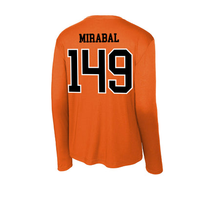 Oregon State - NCAA Wrestling : Moses Mirabal - Activewear Long Sleeve T-Shirt-1