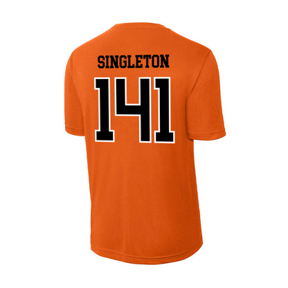 Oregon State - NCAA Wrestling : Nash Singleton - Activewear T-Shirt-1
