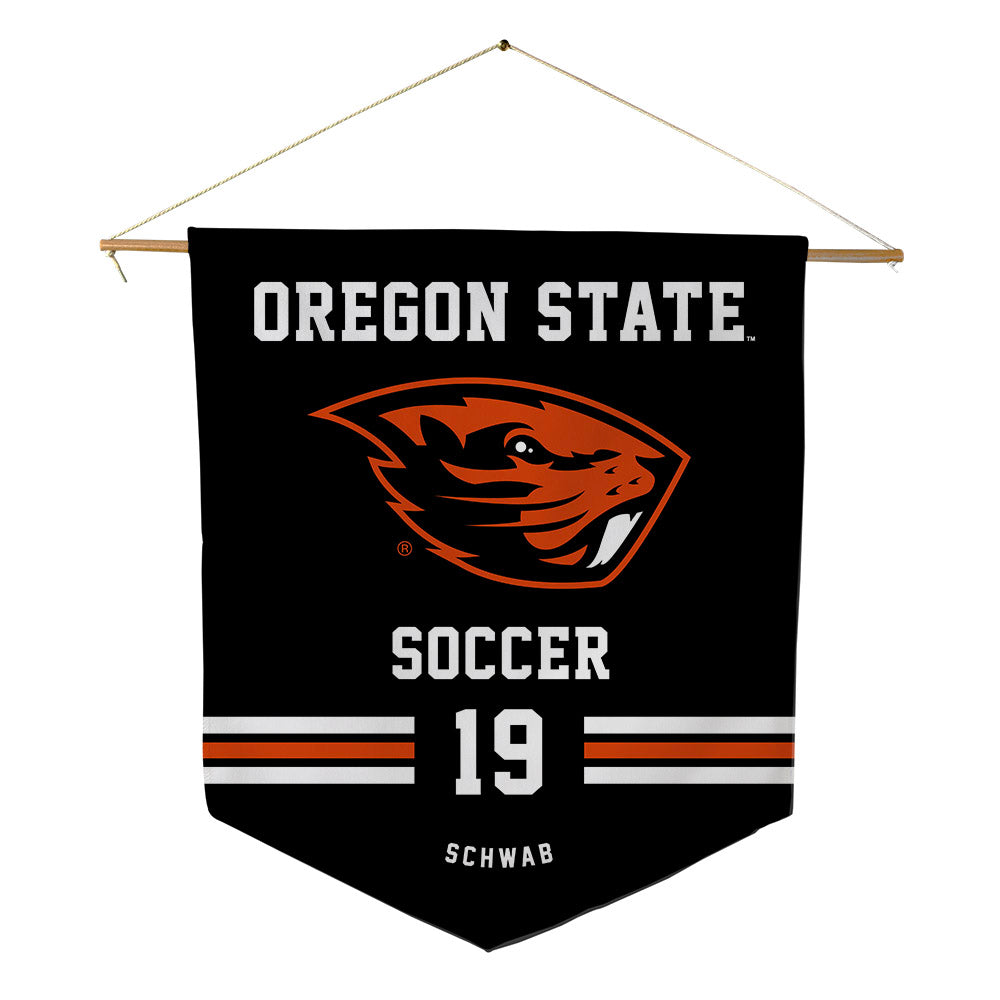 Oregon State - NCAA Women's Soccer : Adele Schwab - Pennant - 18" x 21"-0