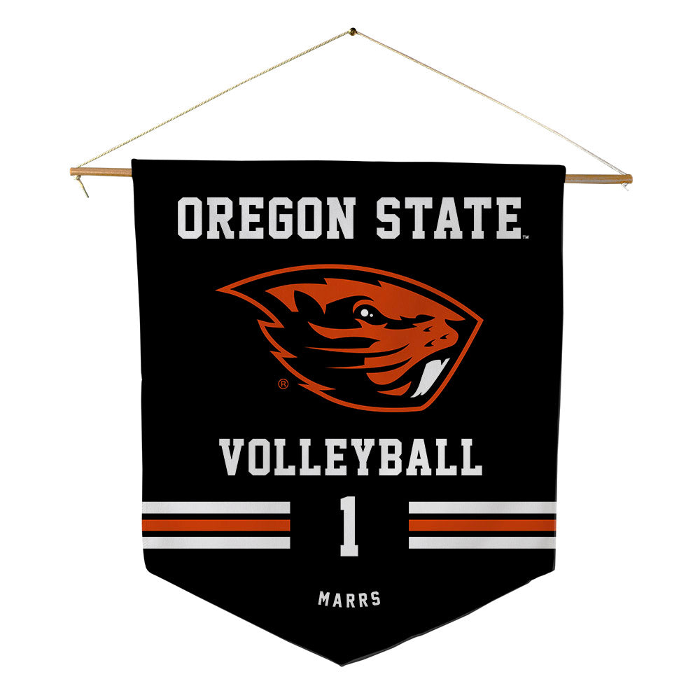 Oregon State - NCAA Women's Volleyball : Alana Marrs - Pennant - 18" x 21"-0