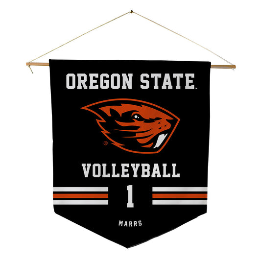 Oregon State - NCAA Women's Volleyball : Alana Marrs - Pennant - 18" x 21"-0