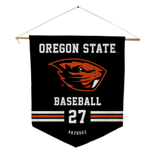Oregon State - NCAA Baseball : Paul Vazquez - Pennant - 18" x 21"-0