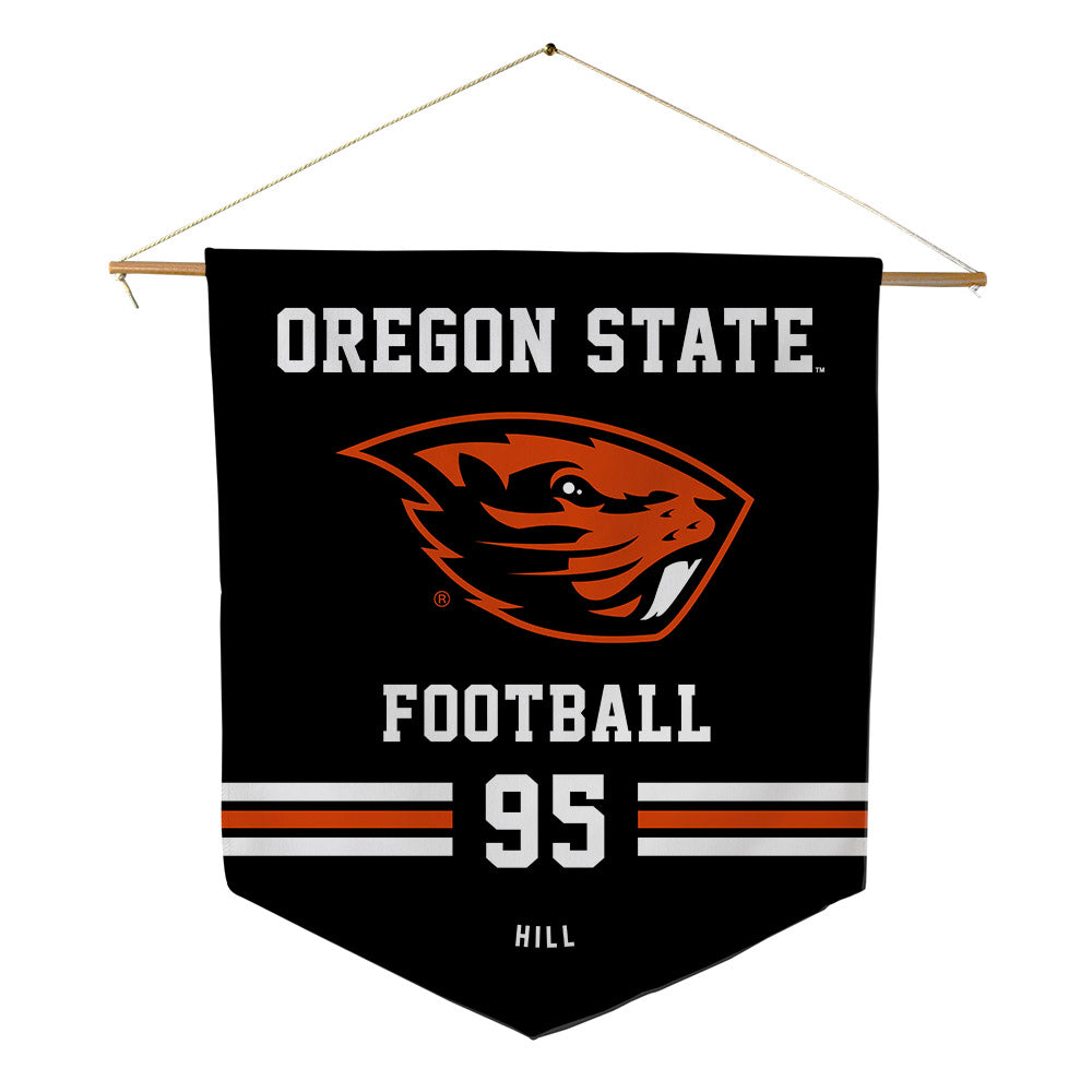 Oregon State - NCAA Football : Tygee Hill - Pennant - 18" x 21"-0
