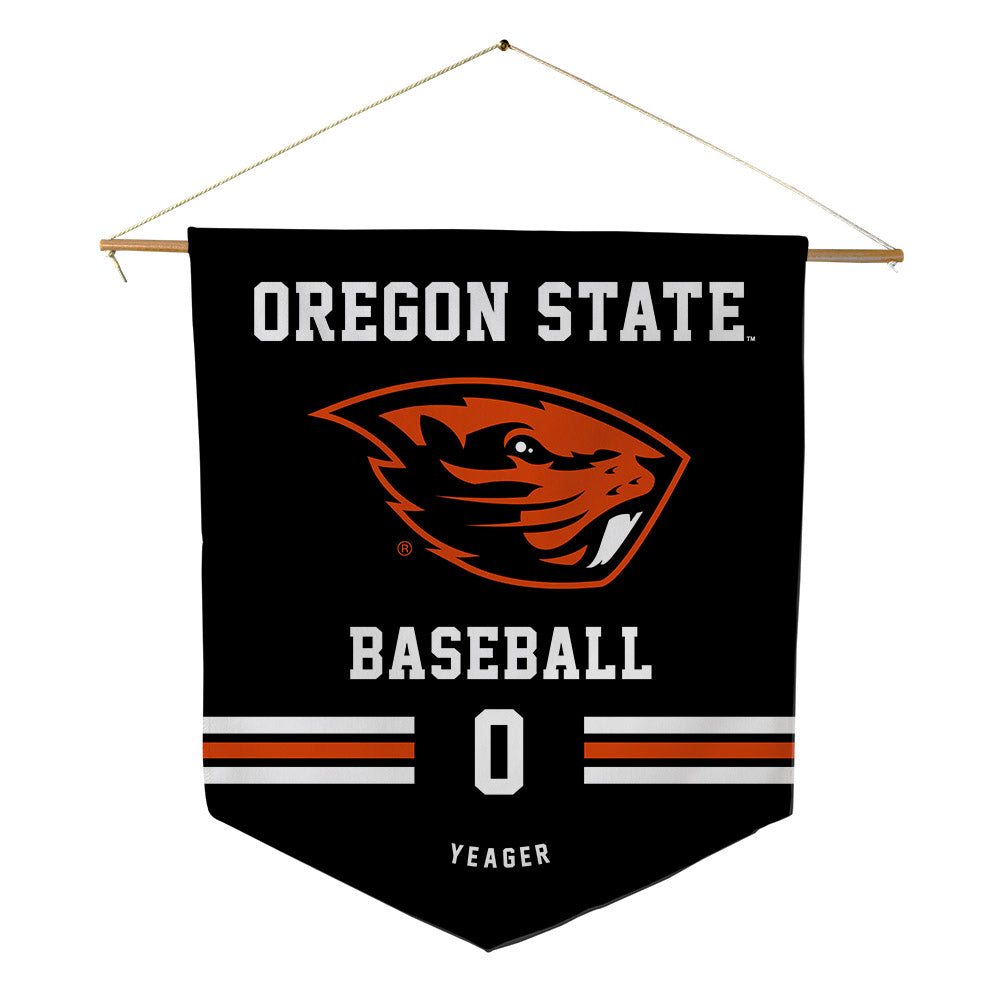Oregon State - NCAA Baseball : Isaac Yeager - Pennant - 18" x 21"-0