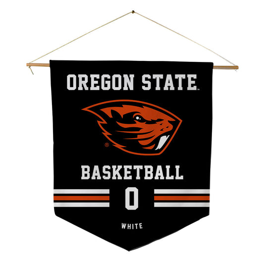 Oregon State - NCAA Men's Basketball : Desmond White - Pennant - 18" x 21"-0