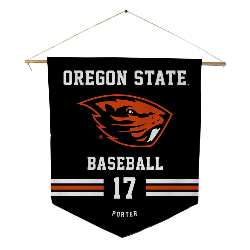Oregon State - NCAA Baseball : Ethan Porter - Pennant - 18" x 21"-0