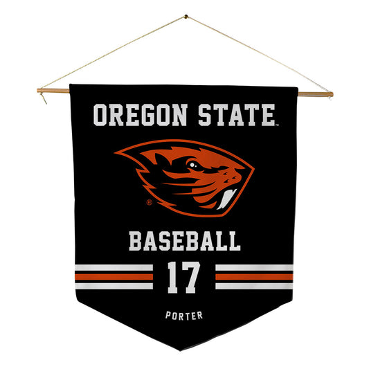 Oregon State - NCAA Baseball : Ethan Porter - Pennant - 18" x 21"-0
