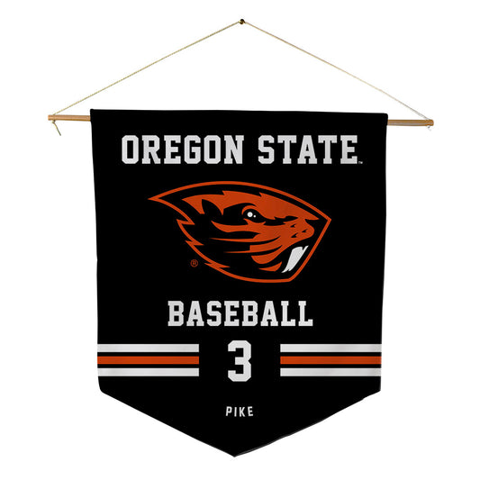 Oregon State - NCAA Baseball : Mason Pike - Pennant - 18" x 21"-0