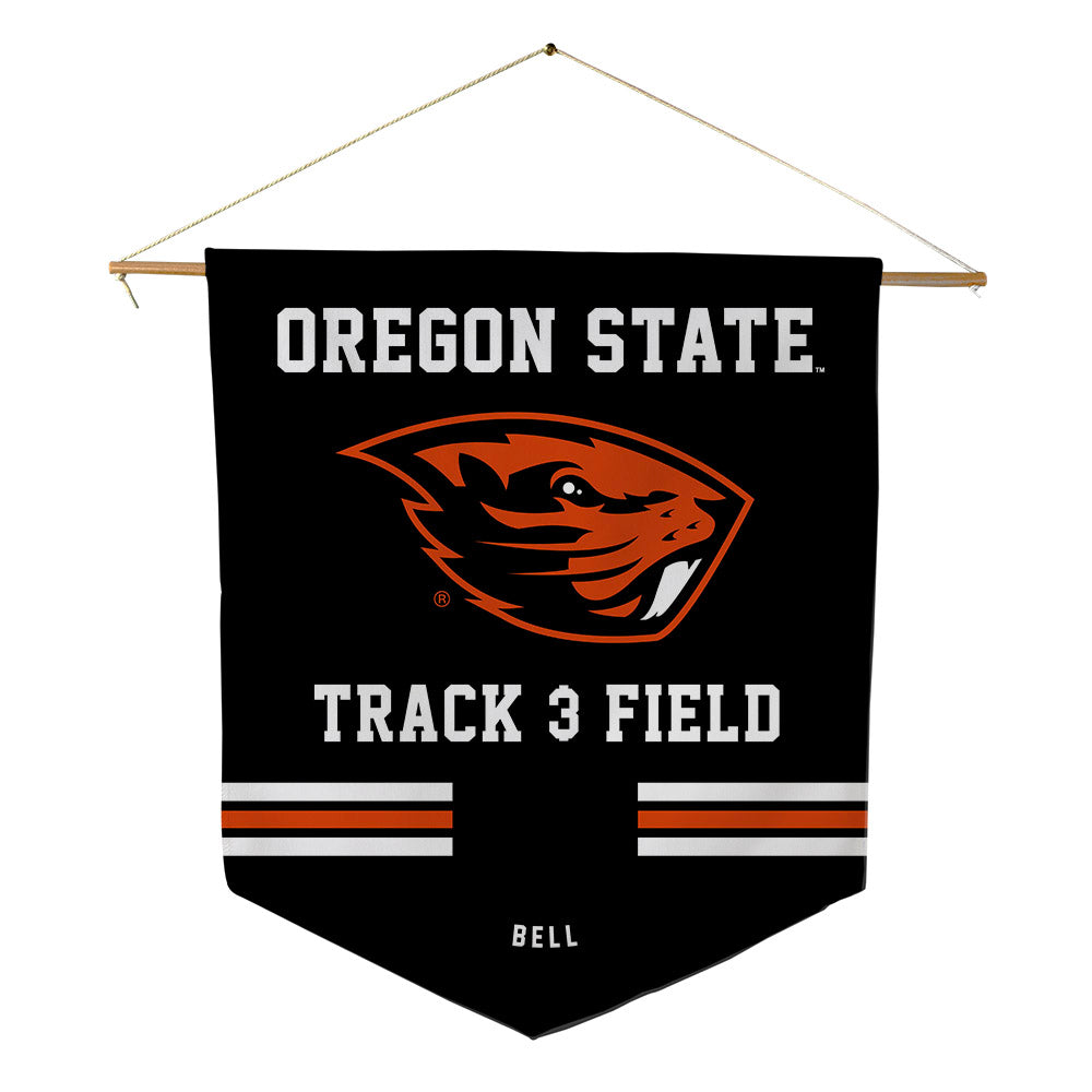 Oregon State - NCAA Women's Track & Field : Jaida Bell - Pennant - 18" x 21"-0
