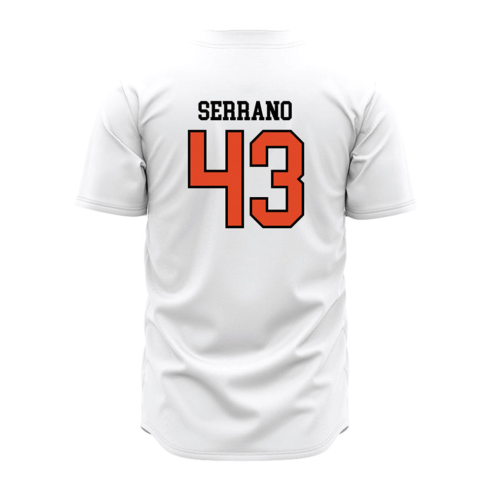 Oregon State - NCAA Baseball : Martin Serrano - White Jersey-1