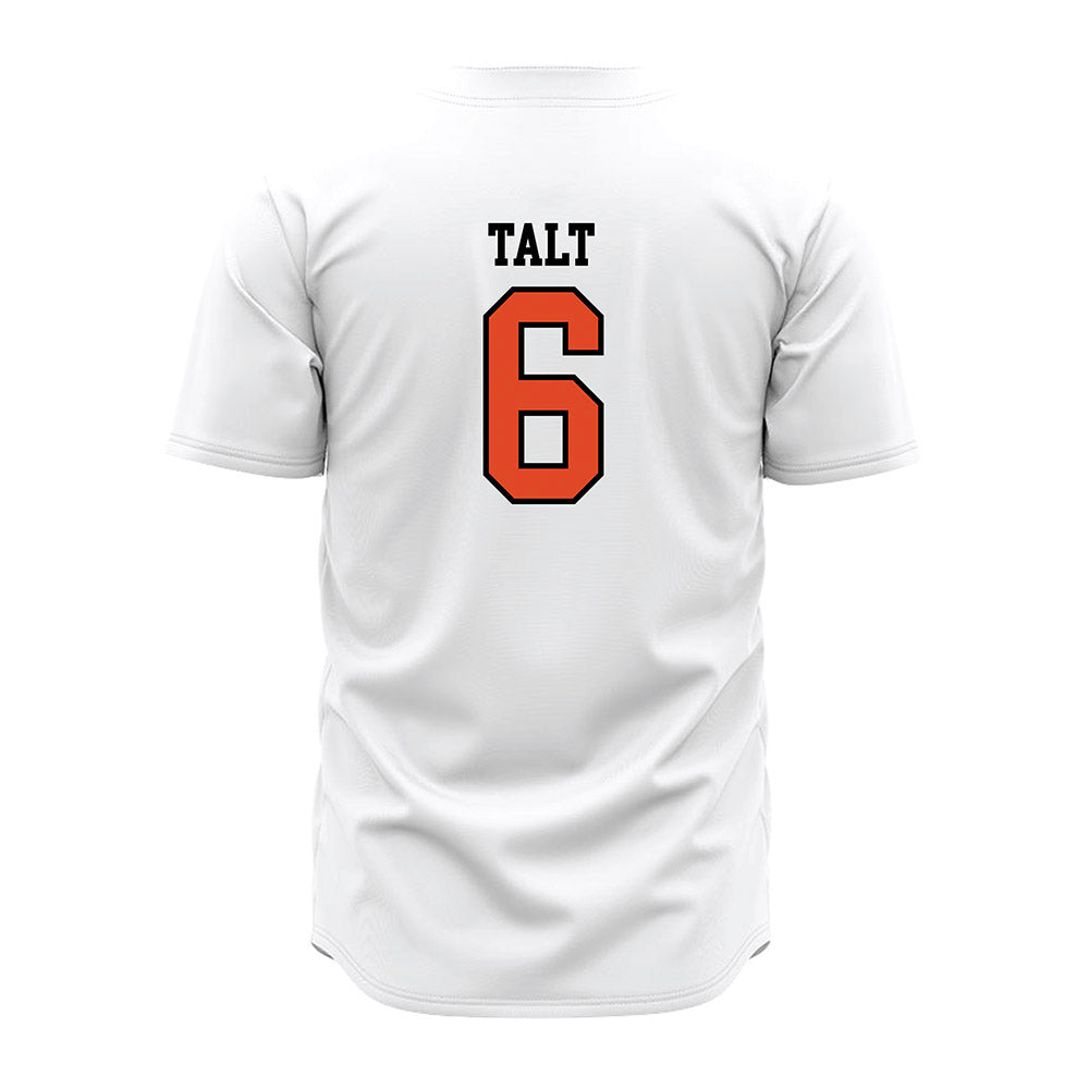 Oregon State - NCAA Baseball : Easton Talt - White Jersey-1