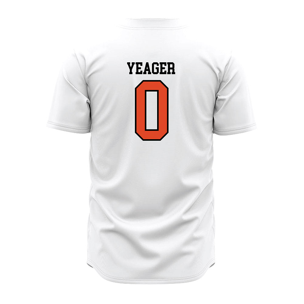 Oregon State - NCAA Baseball : Isaac Yeager - White Jersey-1