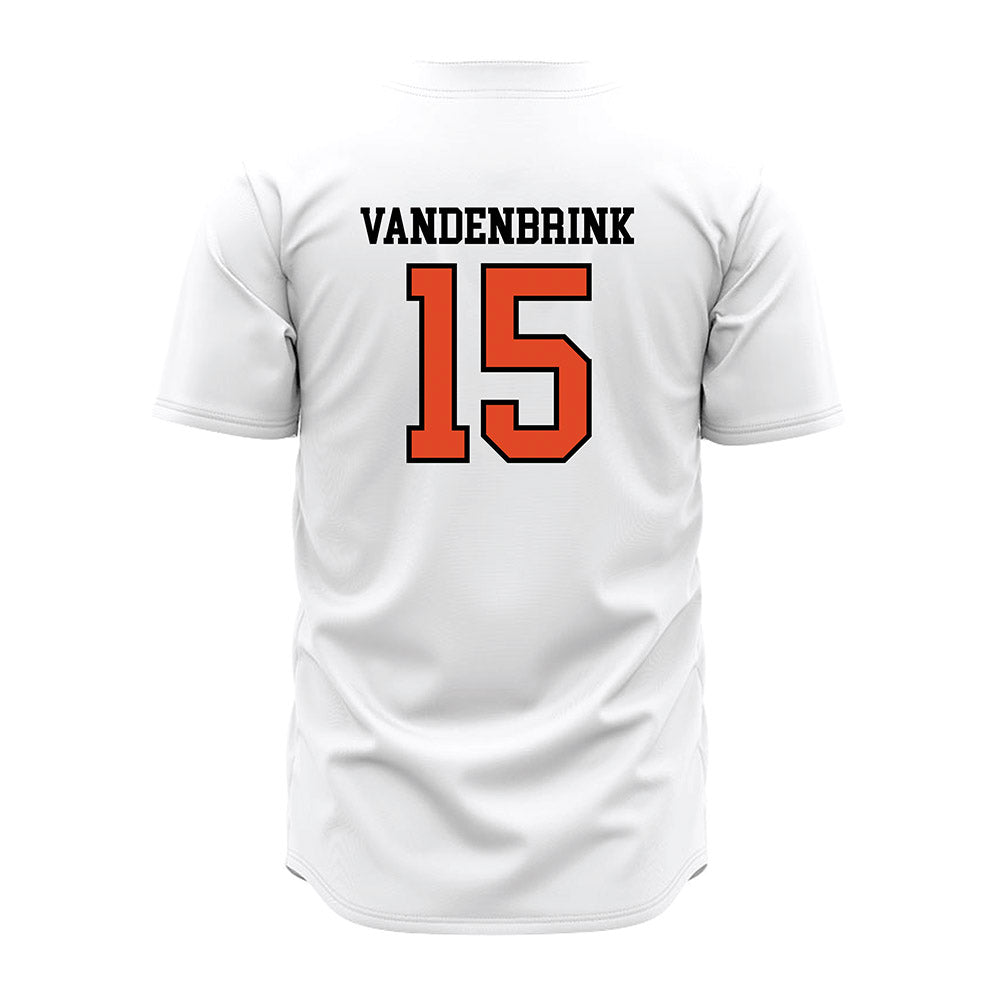 Oregon State - NCAA Baseball : Ryan VandenBrink - White Jersey-1