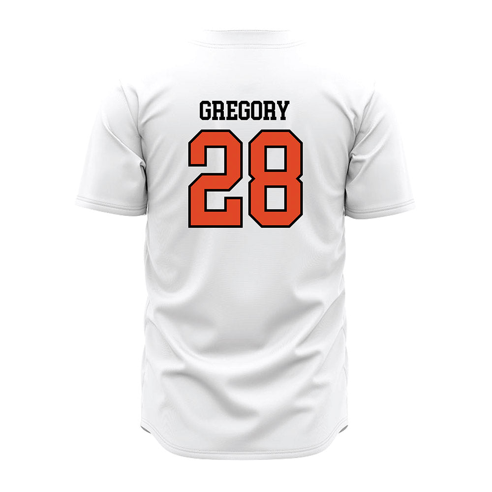 Oregon State - NCAA Baseball : Calvin Gregory - White Jersey-1