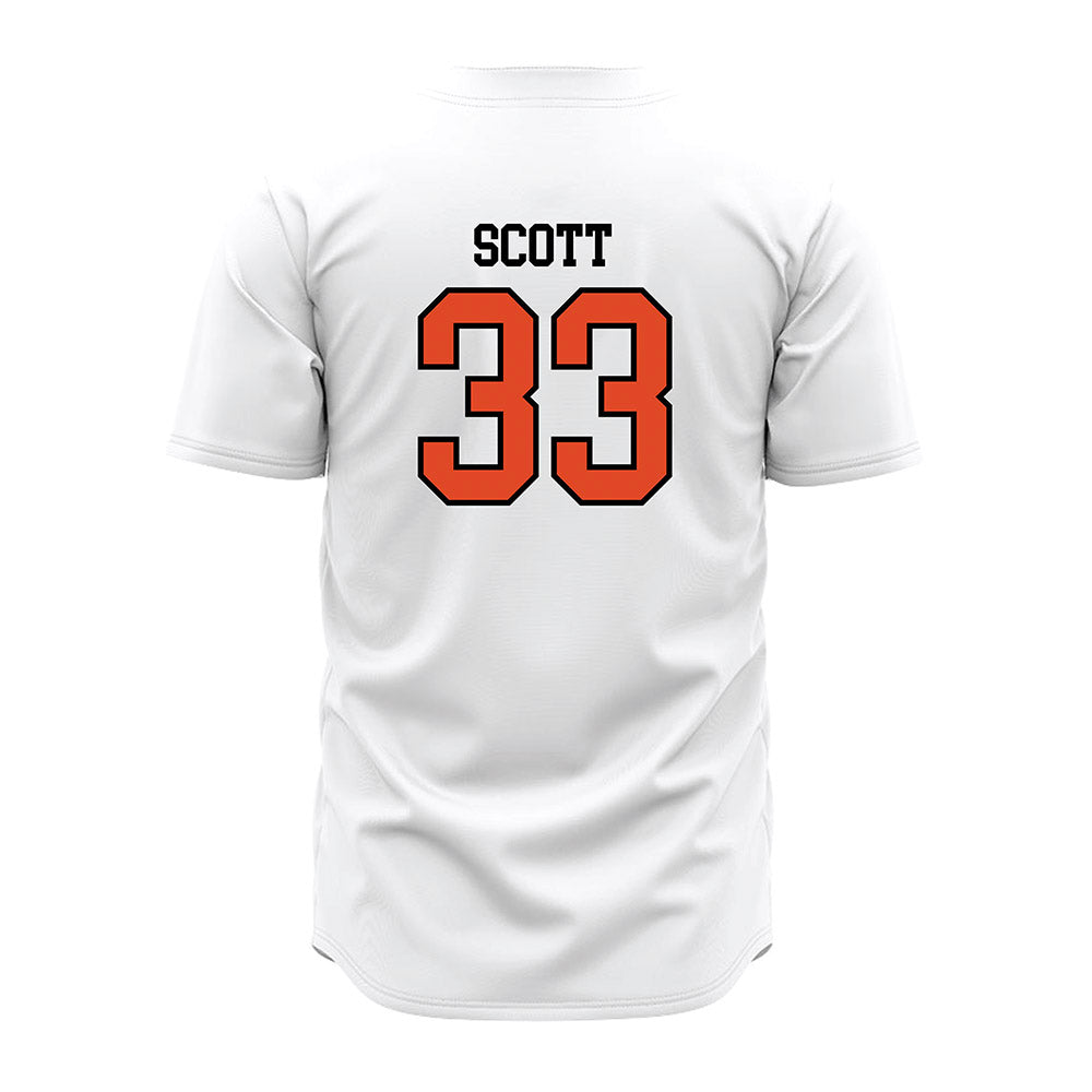 Oregon State - NCAA Baseball : Noah Scott - White Jersey-1