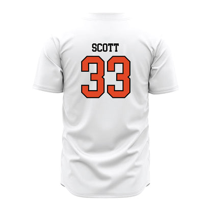 Oregon State - NCAA Baseball : Noah Scott - White Jersey-1