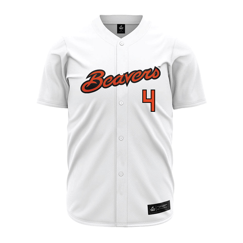 Oregon State - NCAA Baseball : Adam Haight - White Jersey-0