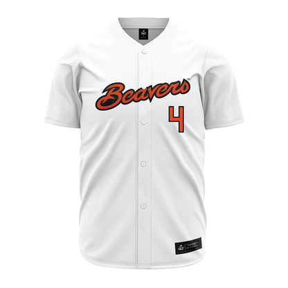 Oregon State - NCAA Baseball : Adam Haight - White Jersey-0