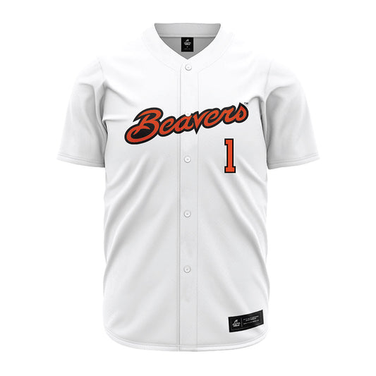 Oregon State - NCAA Baseball : Cooper Vance - White Jersey-0