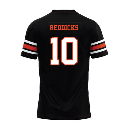 Oregon State - NCAA Football : Taz Reddicks - Black Premium Football Jersey-1
