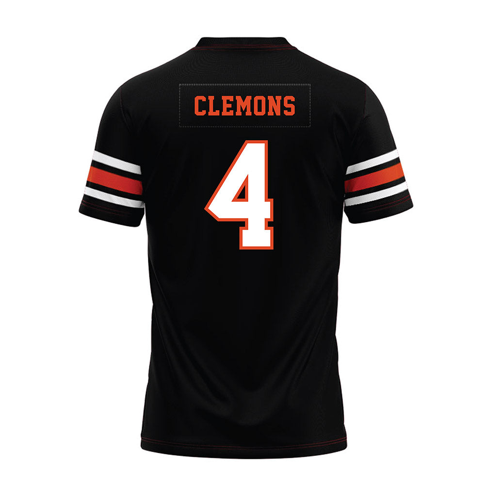Oregon State - NCAA Football : Darrius Clemons - Black Premium Football Jersey-1