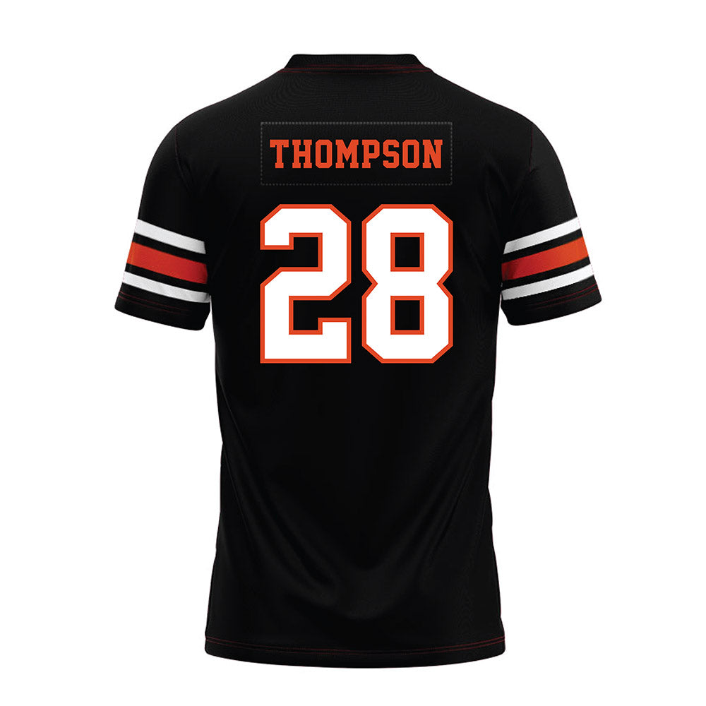 Oregon State - NCAA Football : Blake Thompson - Black Premium Football Jersey-1