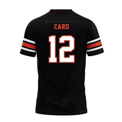 Oregon State - NCAA Football : Zachary Card - Black Premium Football Jersey-1