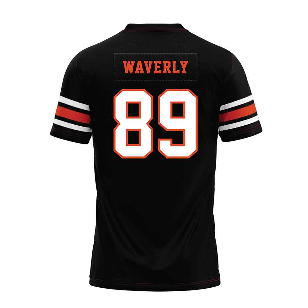 Oregon State - NCAA Football : T'Andre Waverly - Black Premium Football Jersey-1