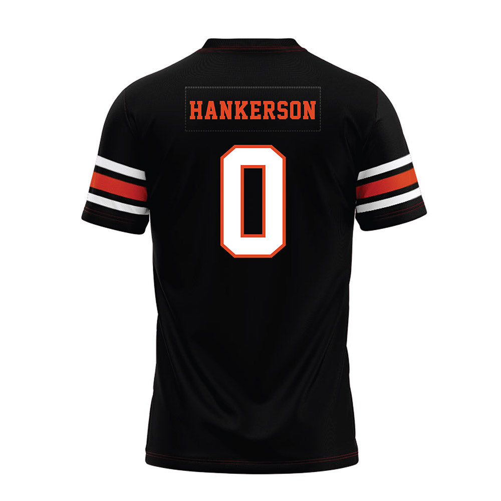 Oregon State - NCAA Football : Anthony Hankerson - Black Premium Football Jersey-1