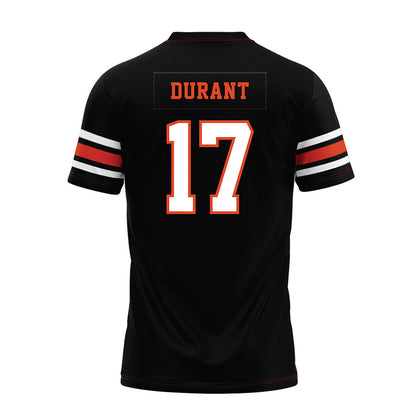 Oregon State - NCAA Football : Malachi Durant - Black Premium Football Jersey-1