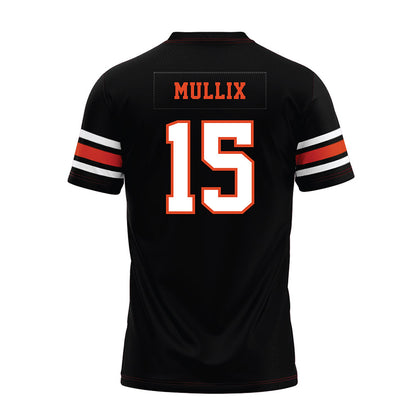Oregon State - NCAA Football : Tahjae Mullix - Black Premium Football Jersey-1