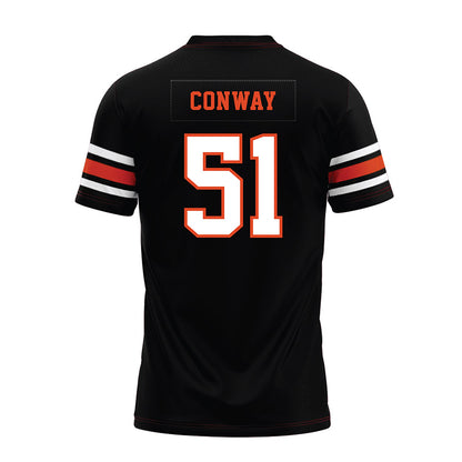 Oregon State - NCAA Football : Maddox Conway - Black Premium Football Jersey-1