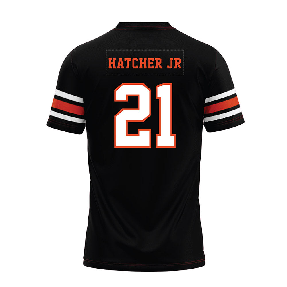 Oregon State - NCAA Football : Cornell Hatcher Jr - Black Premium Football Jersey-1