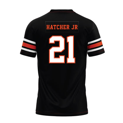 Oregon State - NCAA Football : Cornell Hatcher Jr - Black Premium Football Jersey-1