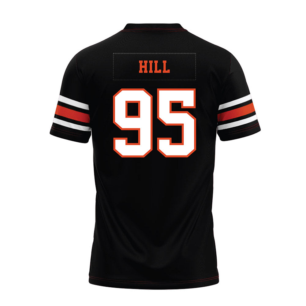 Oregon State - NCAA Football : Tygee Hill - Black Premium Football Jersey-1