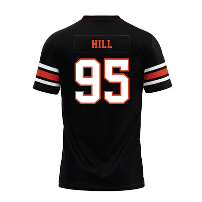 Oregon State - NCAA Football : Tygee Hill - Black Premium Football Jersey-1
